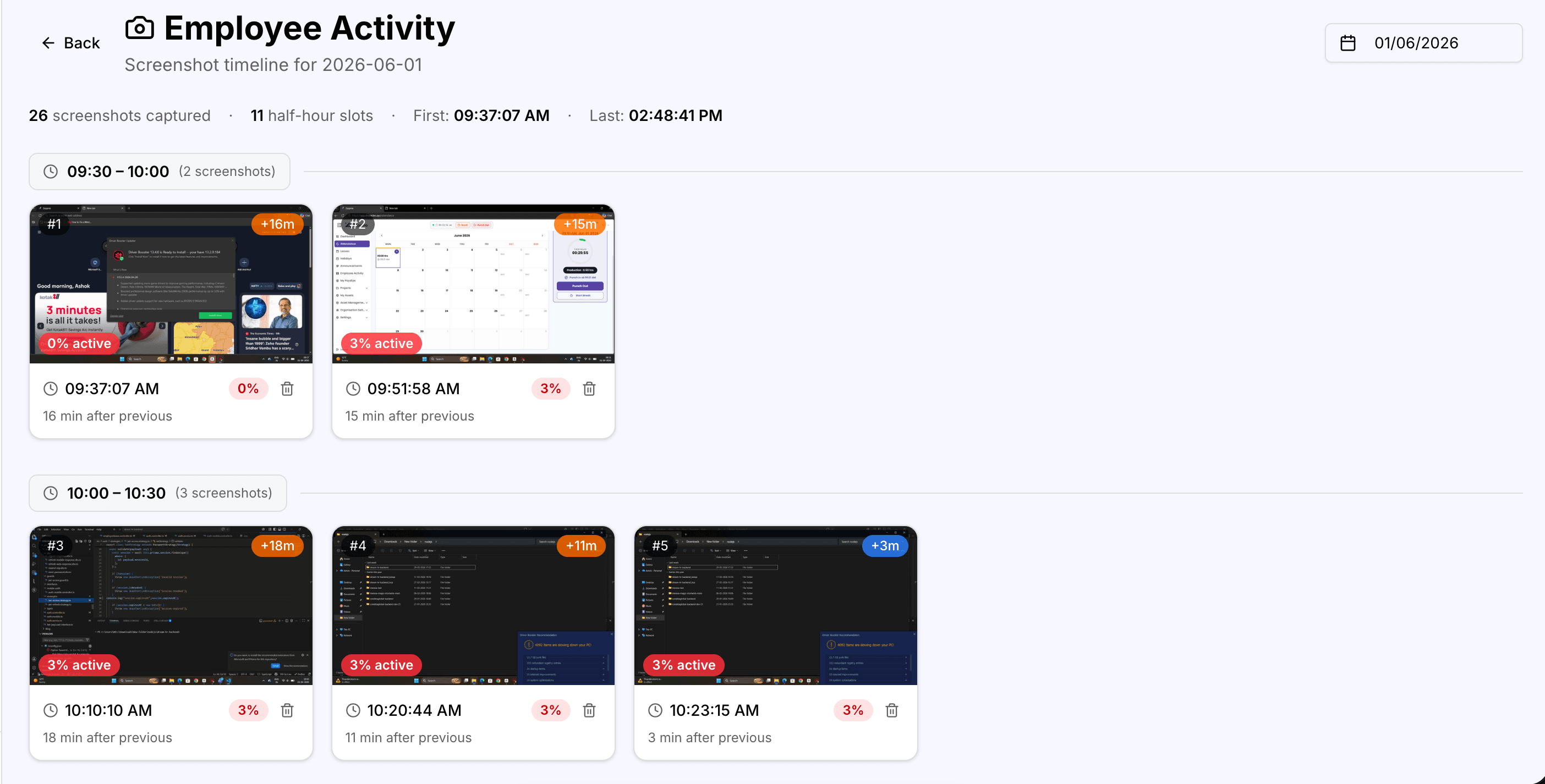 Activity Monitoring
