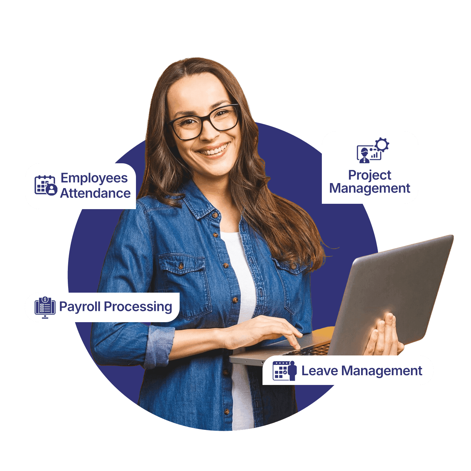 Zappvia HRMS dashboard with attendance, payroll and employee management